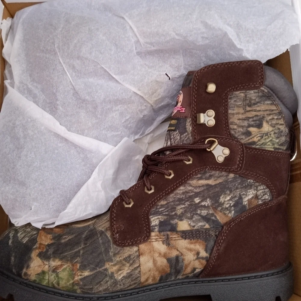 Brahma Camo Hunter/Men's Boots/ Waterproof/Never Worn/Open Box/sz 13 New w/Tags